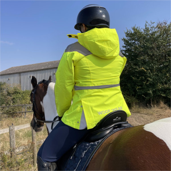 Woof Wear Dames All Season Rijjacket WA0022-VZYE - Hi Viz Gele